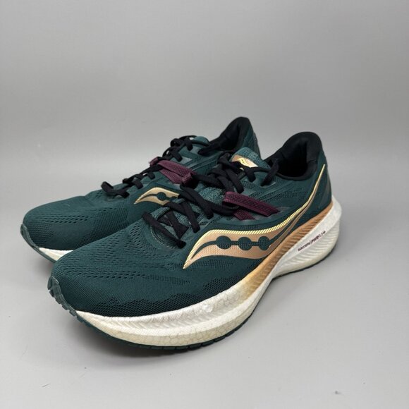 Saucony Triumph 20 Men\'s Size 10 Shamrock Green Athletic Shoes Sneakers main image 4